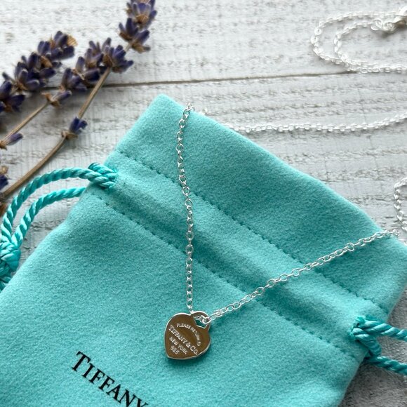 Tiffany & Co. Sterling Silver Heart Tag Necklace - Picture 5 of 5